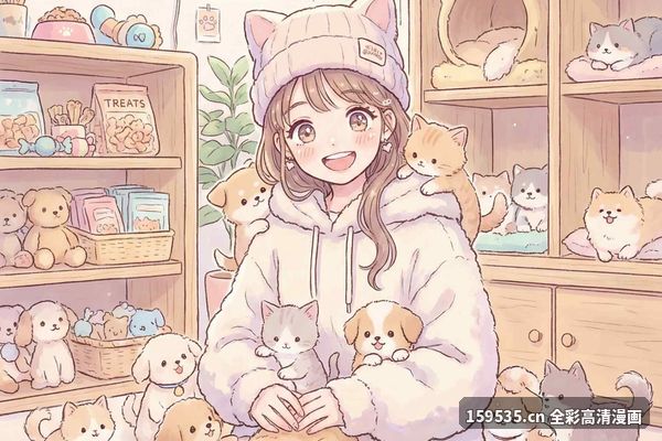 原创漫画师新作《极光少女》Q版画风首秀